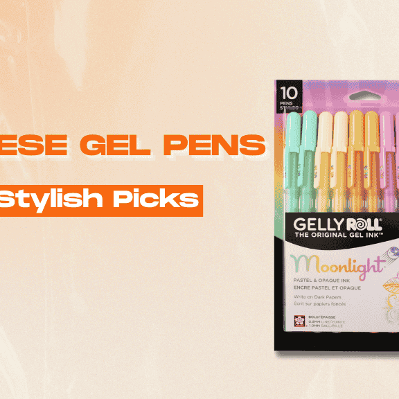 Japanese gel pens