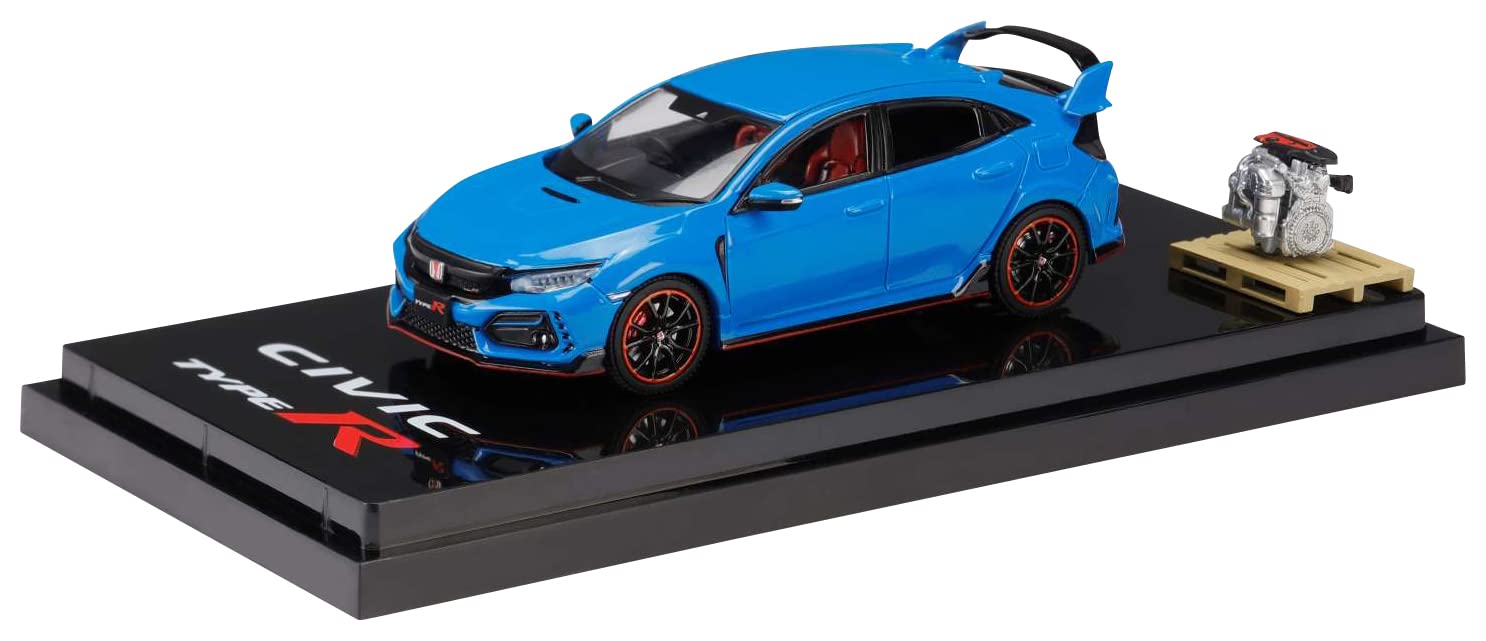1/64 Honda Civic Type R FK8 2020 Racing Blue Pearl Hobby Japan-Kiichin - The #1 Place for Japanese Goods in Your Hand!