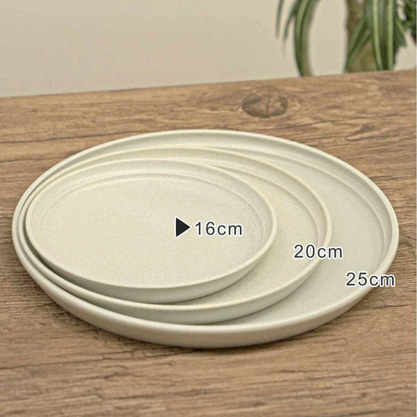 KINTO   Fog Plate 160mm Ash White Microwave Dishwasher Safe Durable 26360