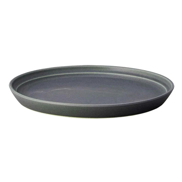 KINTO Fog Plate 200mm Dark Gray Microwave Dishwasher Safe Durable 26366