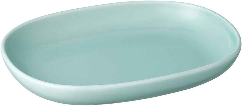KINTO Nest Plate Blue 195x145mm 20591 Durable and Stylish Dinnerware