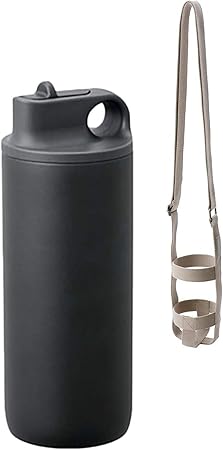KINTO Active Tumbler 600ml Black Insulated Water Bottle 20282