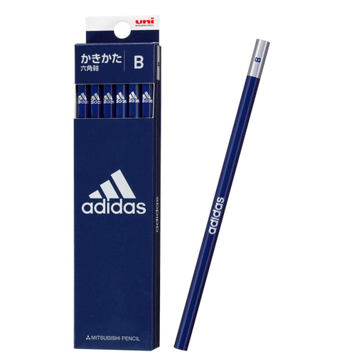 Mitsubishi Pencil Drawing Set Adidas Uni Ai02 B Hexagonal Shaft Silver Black 1 Dozen-Kiichin - The #1 Place for Japanese Goods in Your Hand!