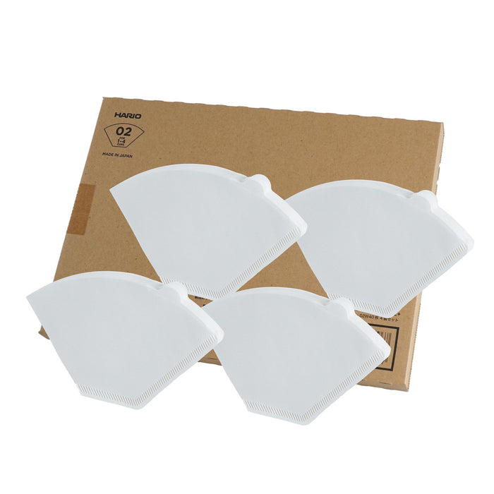 Hario Trapezoidal Coffee Filters 1-4 Cups 160 Sheets FSC Certified Japan Made