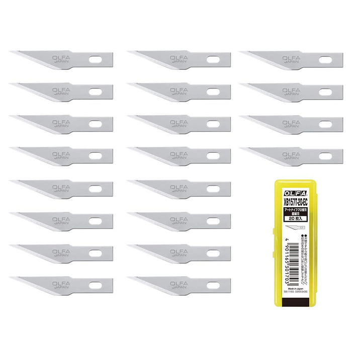 Olfa Professional Art Knife Replacement Blades 20-piece Straight Blade Set Craft Cutter Pen Knife-Kiichin - The #1 Place for Japanese Goods in Your Hand!