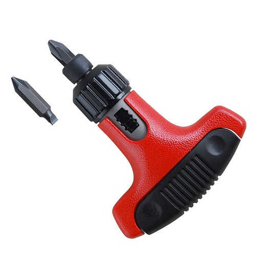 Anex Ratchet Driver with Interchangeable T-Handle and Bit Storage Anex No. 370 Set of 2 Bits-Kiichin - The #1 Place for Japanese Goods in Your Hand!