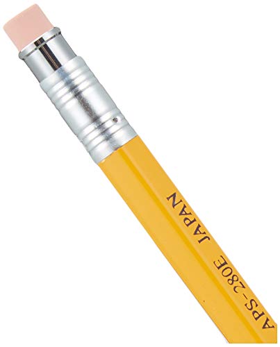 Ohto APS-280 Mechanical Pencil with Wooden Shaft and Eraser Yellow-Kiichin - The #1 Place for Japanese Goods in Your Hand!