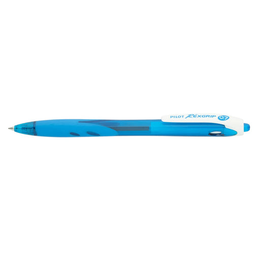 Pilot Rex Grip 0.7mm Black Ballpoint Pen with Soft Blue Body-Kiichin - The #1 Place for Japanese Goods in Your Hand!