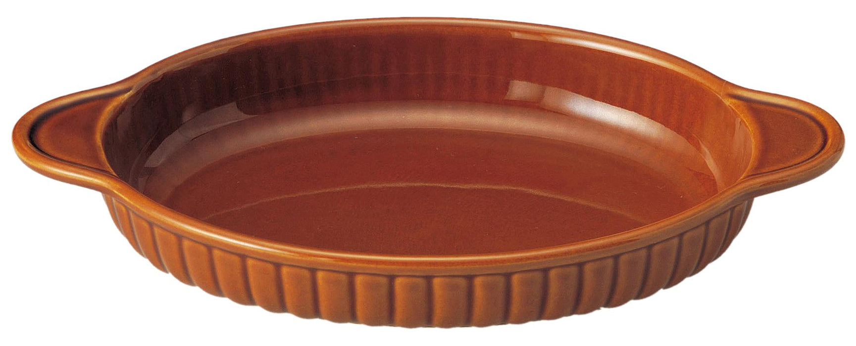 Santo Banko Ware 29cm Oven-Safe Gratin Dish Candy Pattern Made in Japan