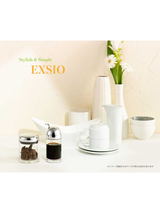 Daiwa Exio Ex-4 Silver Salt and Pepper Shakers Set