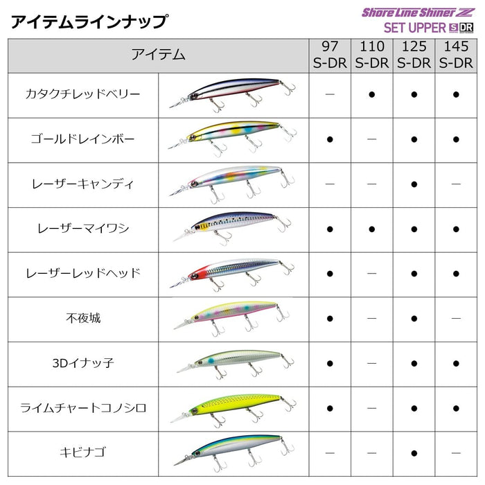 Daiwa Sea Bass Minnow Shoreline Shiner 110S-Dr Adel Never Sleeps-Kiichin - The #1 Place for Japanese Goods in Your Hand!