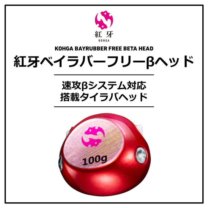 Daiwa Tairaba Kouga Bay Rubber Free Head 100g Pink-Kiichin - The #1 Place for Japanese Goods in Your Hand!