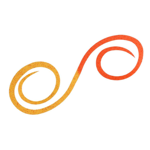 Daiwa Tairaba Silicone Necktie 3D Yari Twin Curly Tangerine & Nakai Orange-Kiichin - The #1 Place for Japanese Goods in Your Hand!