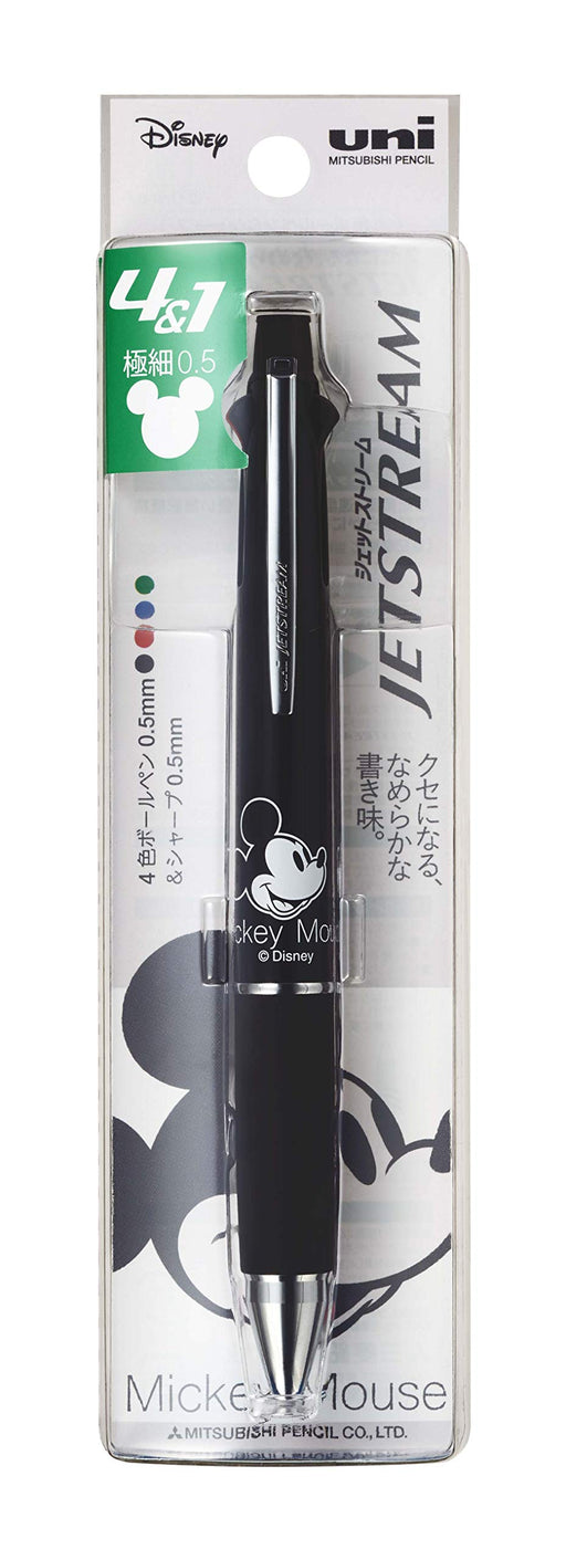 Mitsubishi Pencil Disney Pattern 4-Color Multi-Function Pen Jet Stream 4 & 1 Mickey F-Kiichin - The #1 Place for Japanese Goods in Your Hand!