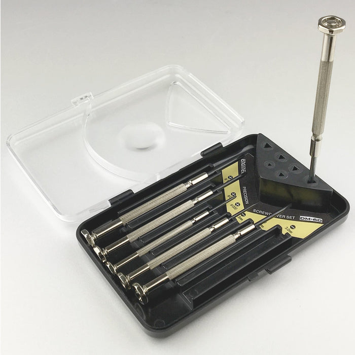Engineer 6-Piece Precision Screwdriver Set DM-60 for Detailed Work-Kiichin - The #1 Place for Japanese Goods in Your Hand!