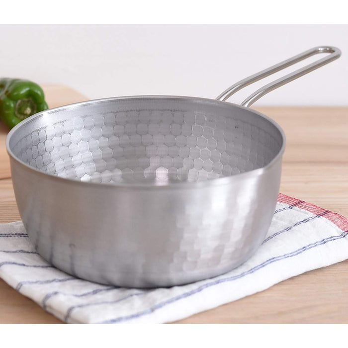 Ernest 18cm Tsubame-Sanjo Yukihira Stainless Pot Dishwasher Safe Silver-Kiichin - The #1 Place for Japanese Goods in Your Hand!