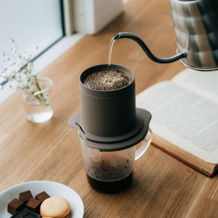 Hario Baton Series Cafe Dripper Single Cup Stainless Steel Mesh Japan Made