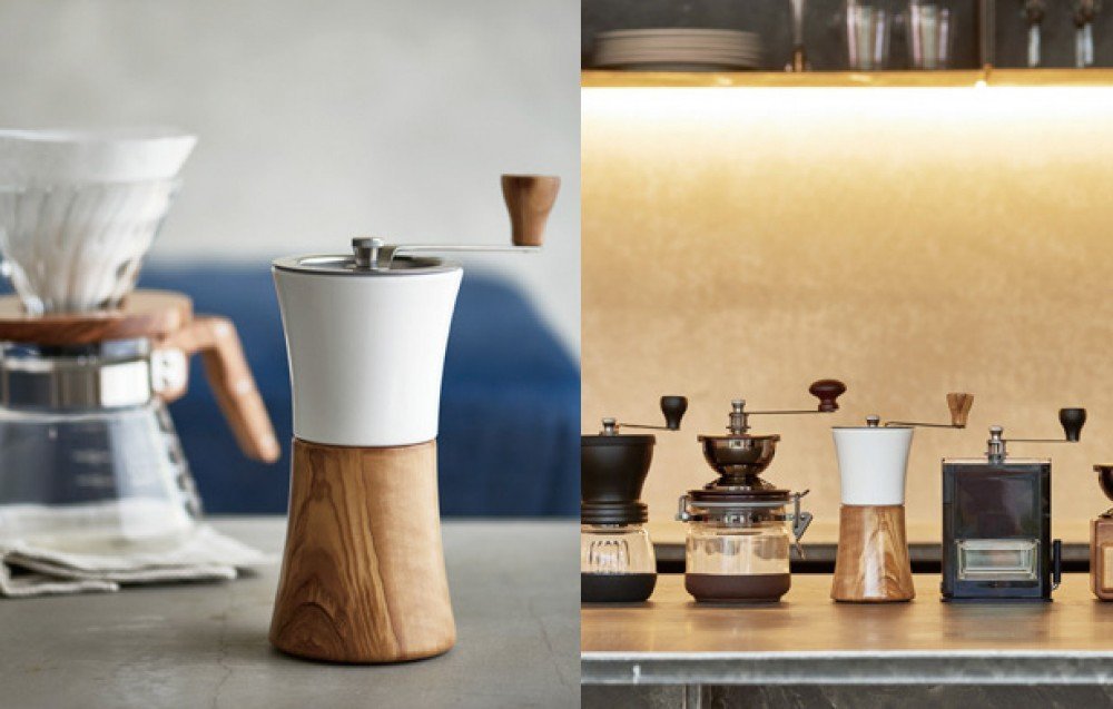 Hario Ceramic Coffee Mill Wood Mcw-2-Ov Japan (120 Characters)-Kiichin - The #1 Place for Japanese Goods in Your Hand!