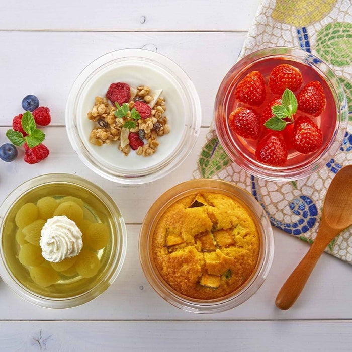 Hario Heat-Resistant Glass Salad Bowl 300ml Made in Japan Clear-Kiichin - The #1 Place for Japanese Goods in Your Hand!