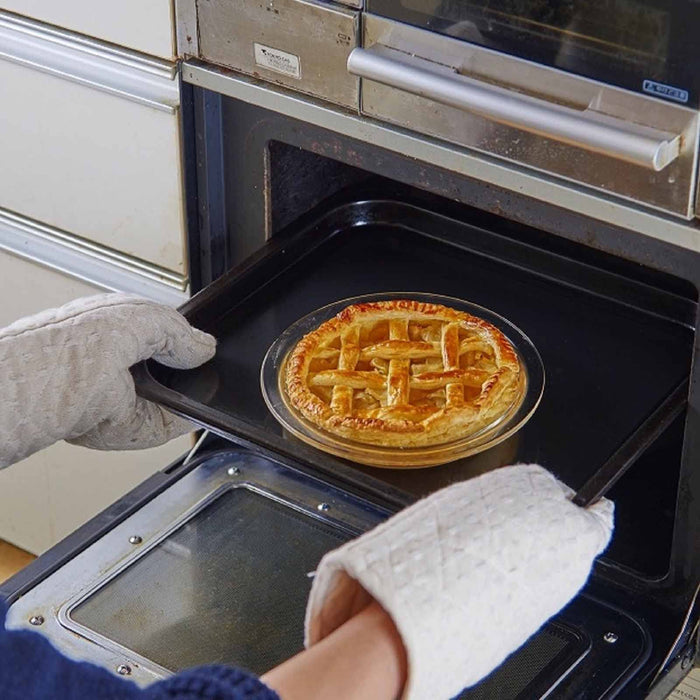 Hario Heat-Resistant Glass Pie Plate 400ml Buono Kitchen HPZ-40-BK Clear-Kiichin - The #1 Place for Japanese Goods in Your Hand!