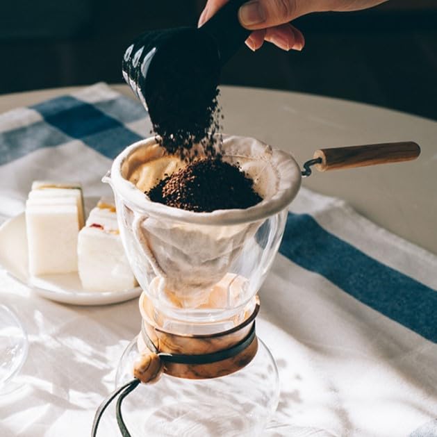 Hario Nel Drip Pot Wood Neck Coffee Maker for 1-2 Cups Gift Set-Kiichin - The #1 Place for Japanese Goods in Your Hand!