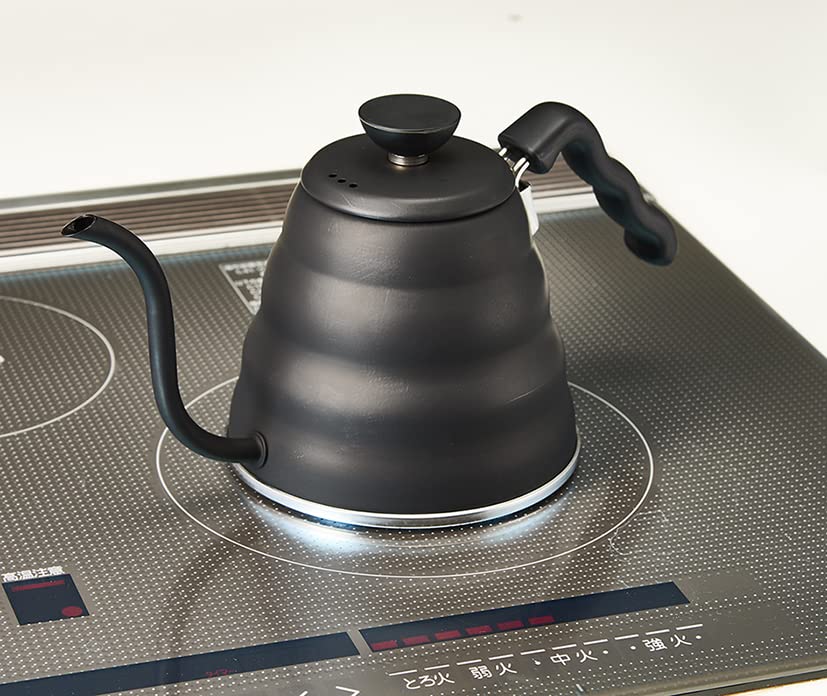 Hario V60 Drip Kettle Buono Matte Black 800Ml Flame/IH Safe Made in Japan-Kiichin - The #1 Place for Japanese Goods in Your Hand!