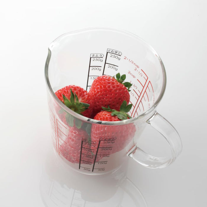 Hario 500ml Heat-Resistant Glass Measuring Cup with Handle - Made in Japan-Kiichin - The #1 Place for Japanese Goods in Your Hand!
