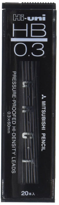 Mitsubishi Pencil Hi-Uni 0.3M/M Core HB Refill Hu03300-HB Quality Craftsmanship-Kiichin - The #1 Place for Japanese Goods in Your Hand!