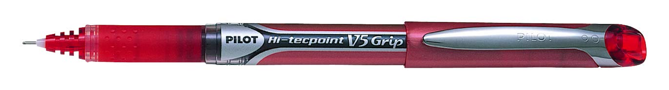 Pilot High Tech Point V5 Grip Pen Vibrant Red - LHGN20V5R Model-Kiichin - The #1 Place for Japanese Goods in Your Hand!