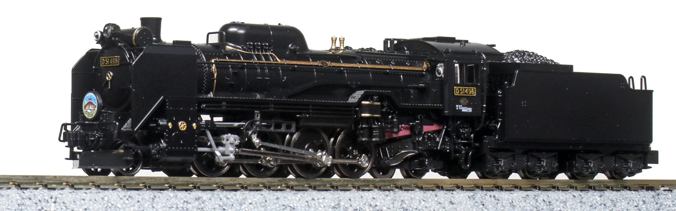 Kato N Gauge D51 498 Steam Loco Black w/Side Light 2016-A-Kiichin - The #1 Place for Japanese Goods in Your Hand!