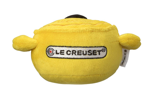 Le Creuset Yellow Plush Pet Toy with Sound - Official Japanese Product-Kiichin - The #1 Place for Japanese Goods in Your Hand!