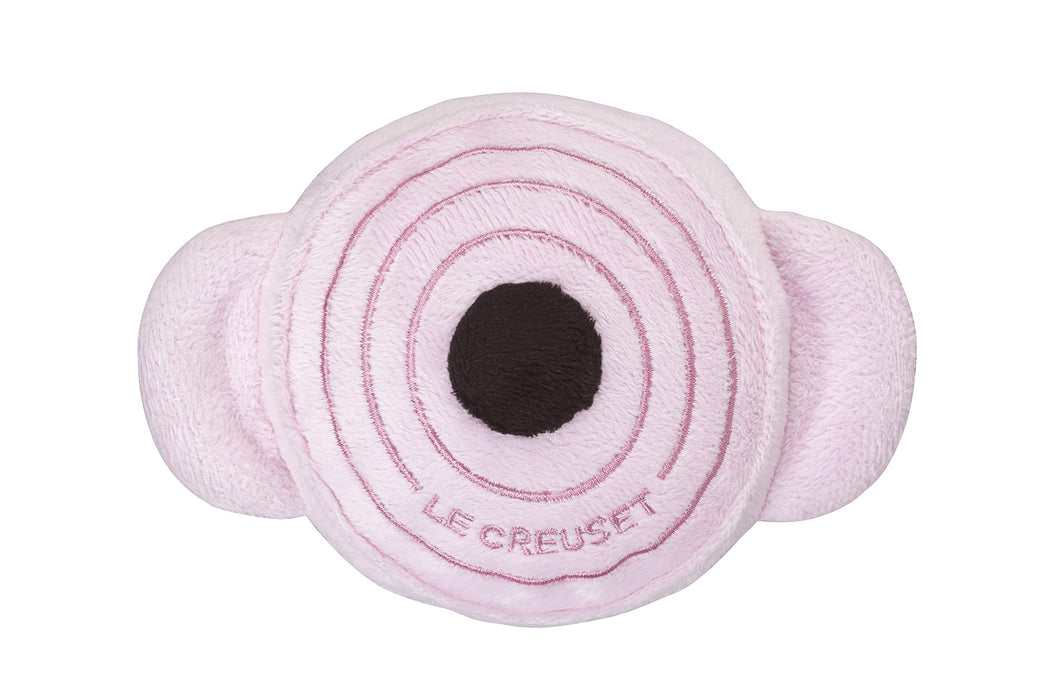 Le Creuset Pet Plush Toy Pink Sound-Making Official Japanese Release-Kiichin - The #1 Place for Japanese Goods in Your Hand!
