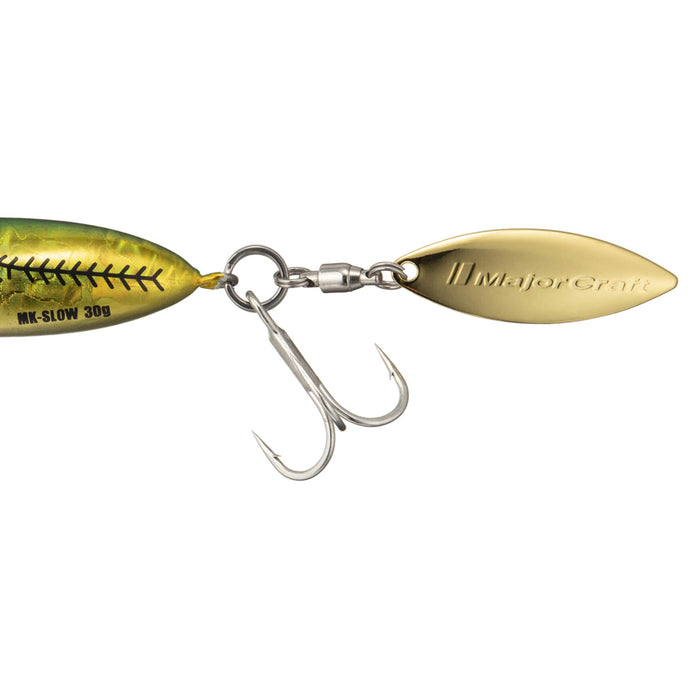 Major Craft Metal Jig Slow 30G Green Gold Maki Jig for Horse Mackerel #79-Kiichin - The #1 Place for Japanese Goods in Your Hand!
