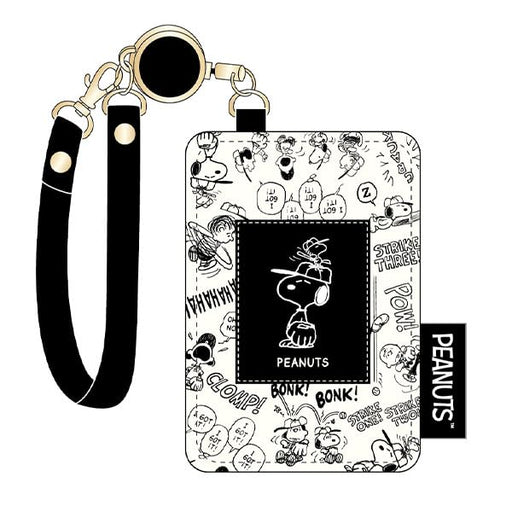 Maruyoshi Snoopy Baseball Pass Case With Reel H10.6xW7.3xD0.7Cm-Kiichin - The #1 Place for Japanese Goods in Your Hand!