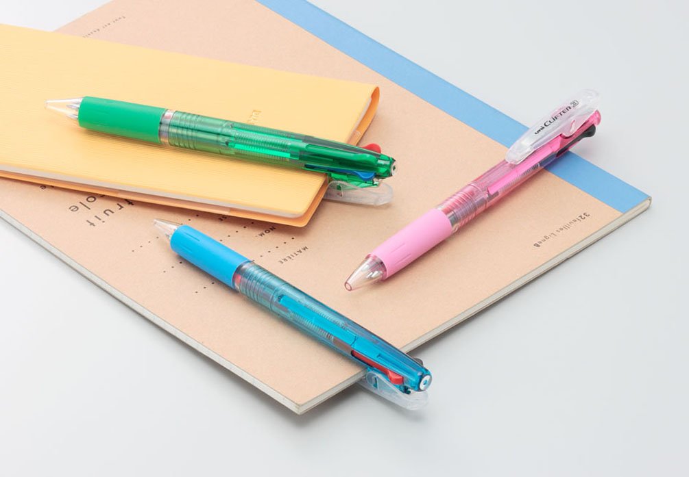 Mitsubishi Pencil 3-Color Ballpoint Pen Clifter 0.7 Transparent Blue Set of 10-Kiichin - The #1 Place for Japanese Goods in Your Hand!