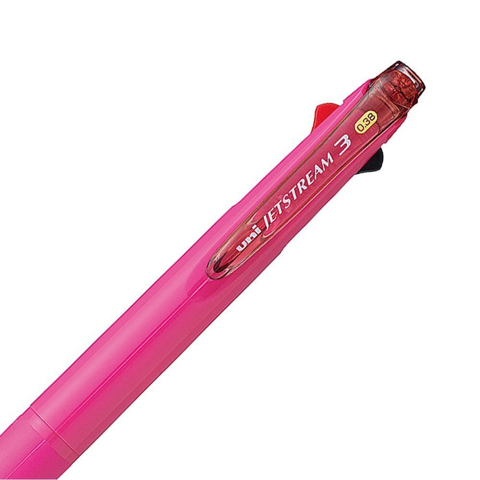 Mitsubishi Pencil Jet Stream 0.38 Easy to Write 3 Color Ballpoint Pen Rose Pink-Kiichin - The #1 Place for Japanese Goods in Your Hand!