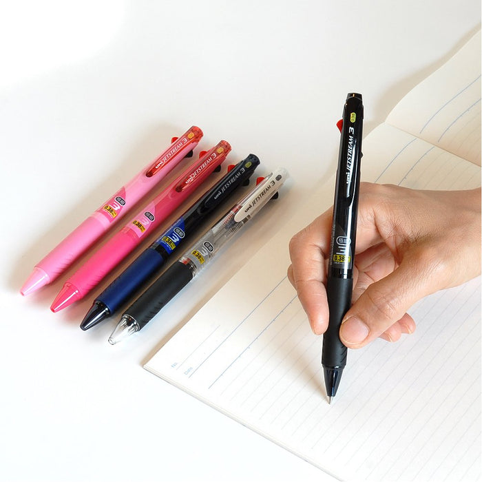 Mitsubishi Pencil Jet Stream 3-Color 0.38 Ballpoint Pen Transparent & Easy-to-Write-Kiichin - The #1 Place for Japanese Goods in Your Hand!