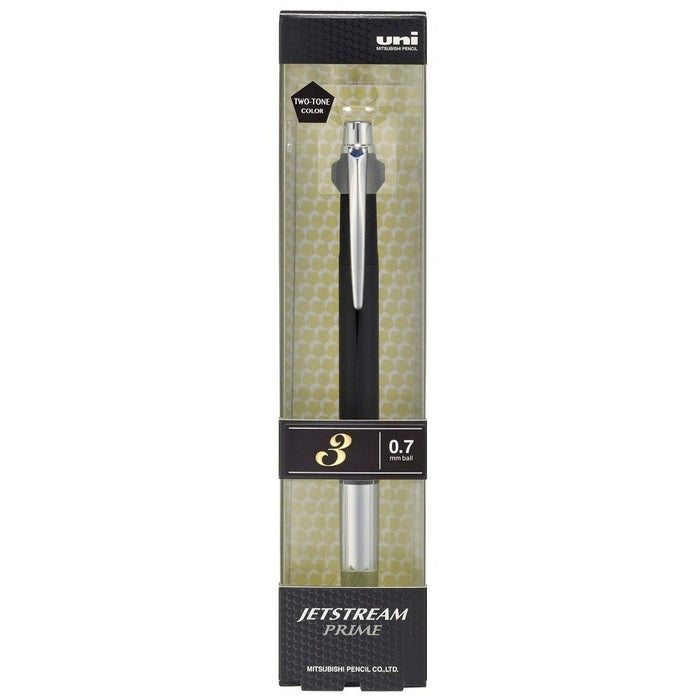 Mitsubishi Pencil 3-Color Jet Stream Prime Ballpoint Pen 0.7mm Two Tone Black-Kiichin - The #1 Place for Japanese Goods in Your Hand!