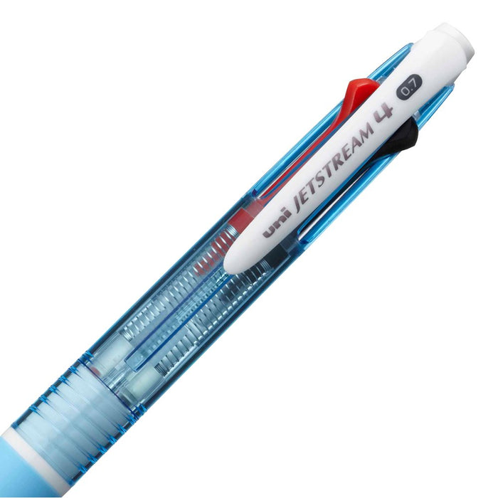 Mitsubishi Pencil Jet Stream 4 Color 0.7 Ballpoint Pen Easy to Write Light Blue-Kiichin - The #1 Place for Japanese Goods in Your Hand!