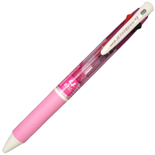 Mitsubishi Pencil 4-Color Jet Stream 0.7 Ballpoint Pen in Pink - Easy to Write-Kiichin - The #1 Place for Japanese Goods in Your Hand!