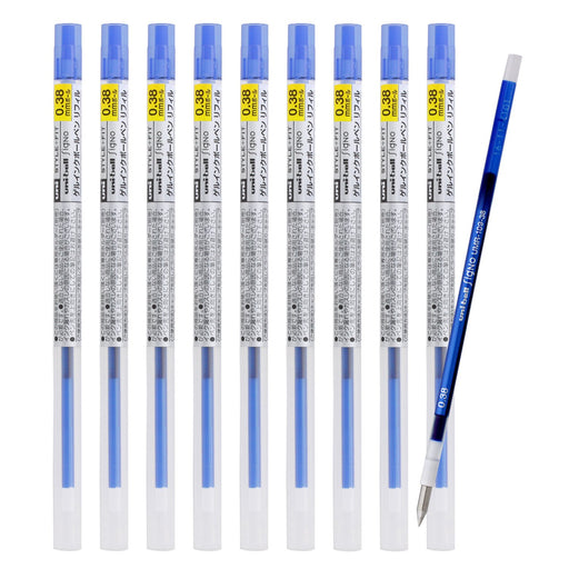 Mitsubishi Pencil Ballpoint Pen Refill Style Fit 0.38 Blue 10-Piece Umr10938.33 Pack-Kiichin - The #1 Place for Japanese Goods in Your Hand!