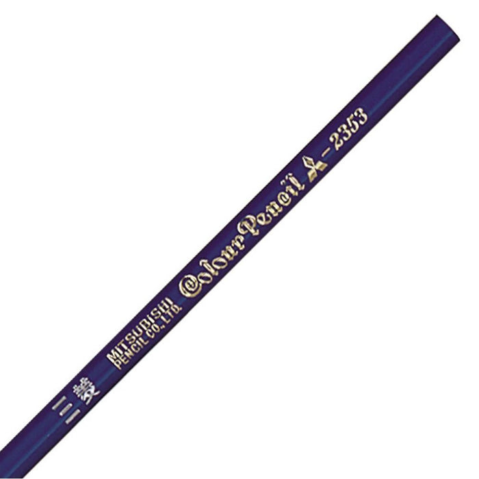 Mitsubishi Pencil 2353 - Indigo Colored Pencils 1 Dozen Pack-Kiichin - The #1 Place for Japanese Goods in Your Hand!
