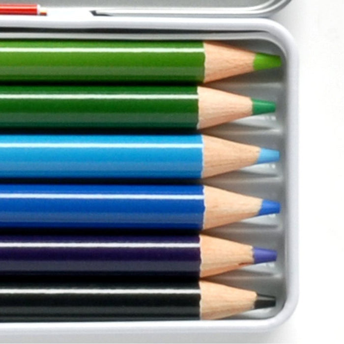 Mitsubishi Pencil 6 Piece Set 12 Standard Colors K51212C Colored Pencils-Kiichin - The #1 Place for Japanese Goods in Your Hand!