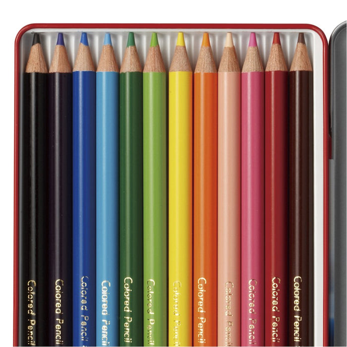 Mitsubishi Pencil 12-Color Set Elementary School Pink Uni Palette K88012Cplt-Kiichin - The #1 Place for Japanese Goods in Your Hand!