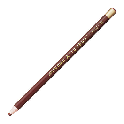 Mitsubishi Pencil Aqueous Dermatograph No.7610 Brown Colored Pencils 1 Dozen-Kiichin - The #1 Place for Japanese Goods in Your Hand!
