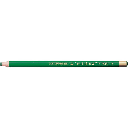 Mitsubishi Pencil Aqueous Dermatograph No.7610 Green Colored Pencil Pack of 12-Kiichin - The #1 Place for Japanese Goods in Your Hand!