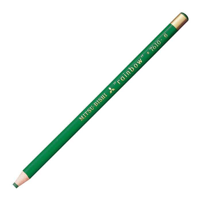 Mitsubishi Pencil Aqueous Dermatograph No.7610 Green Colored Pencil Pack of 12-Kiichin - The #1 Place for Japanese Goods in Your Hand!