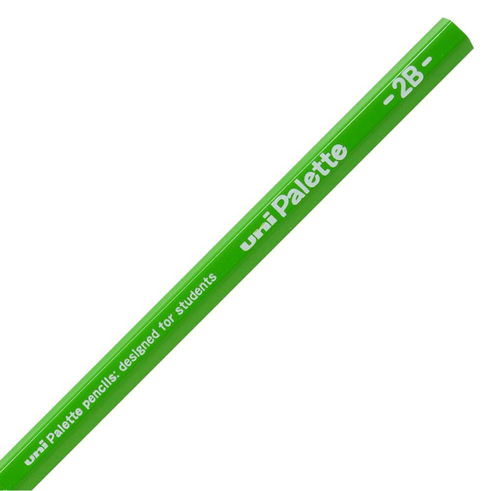 Mitsubishi Pencil Uni Palette 2B Drawing Pencil in Pastel Green Pack of 12-Kiichin - The #1 Place for Japanese Goods in Your Hand!