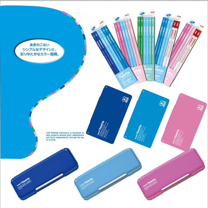 Mitsubishi Pencil Uni Palette 2B Drawing Pencil in Pastel Green Pack of 12-Kiichin - The #1 Place for Japanese Goods in Your Hand!