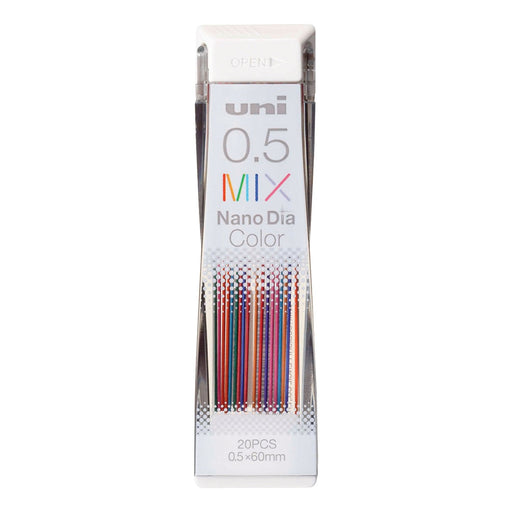 Mitsubishi Pencil Nano Diamond 0.5 Mix Erasable Color Lead 10 Pieces-Kiichin - The #1 Place for Japanese Goods in Your Hand!